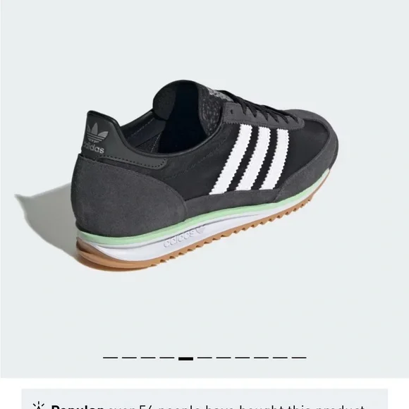 Adidas Black and White Sneakers - Picture 2 of 9